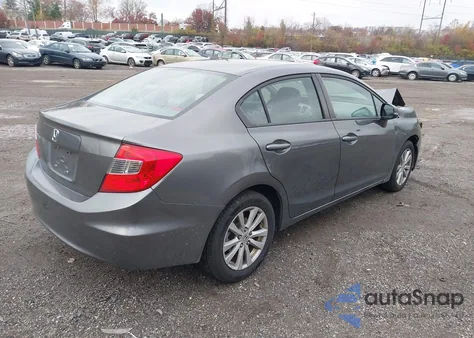 2012 Honda Civic Ex from USA, damaged, VIN 2HGFB2F84CH320405